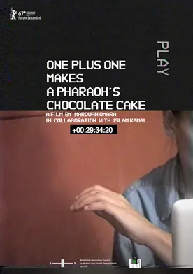 Poster One Plus One Makes a Pharaoh's Chocolate Cake