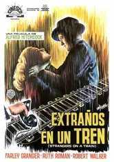 Poster Extraños en el tren