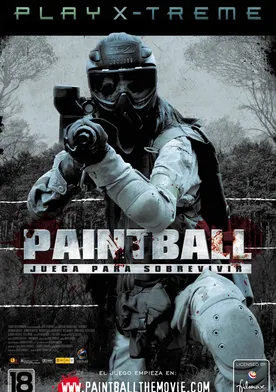 Poster Paintball: juega para sobrevivir