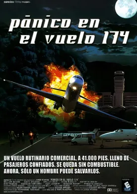 Poster Pánico en el vuelo 174