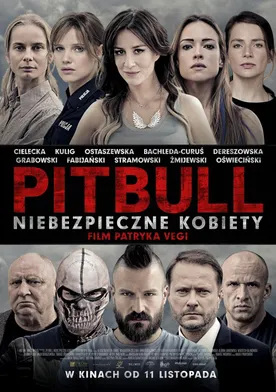 Poster Pitbull. Niebezpieczne kobiety