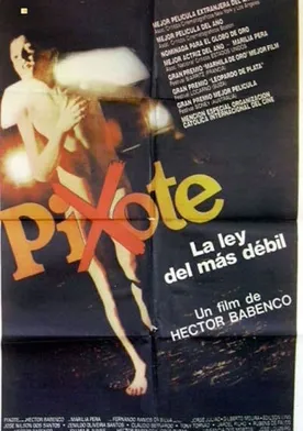 Poster Pixote: La ley del más débil