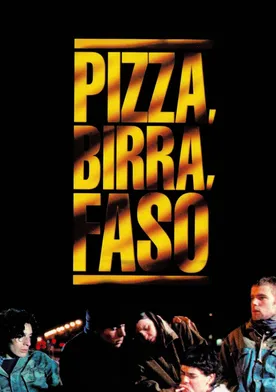 Poster Pizza, birra, faso