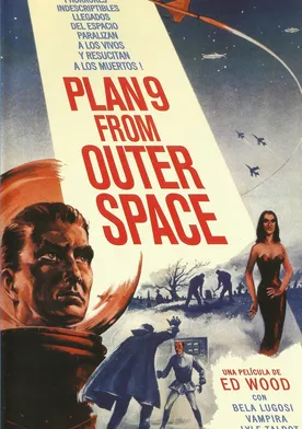 Poster Plan 9 del espacio exterior