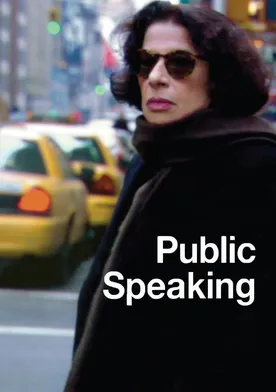 Poster Public Speaking. Fran Lebowitz por Martin Scorsese