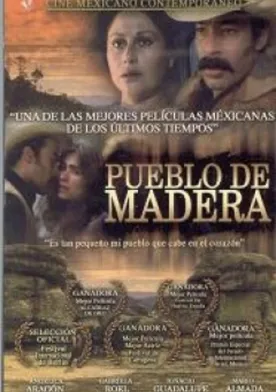 Poster Pueblo de madera