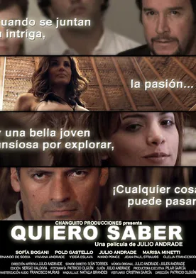 Poster Quiero Saber