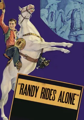 Poster de Randy cabalga solo