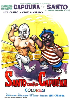 Poster de Santo contra Capulina
