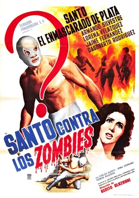 Poster Santo contra los zombies