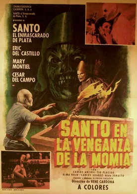 Poster Santo en la venganza de la momia