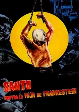 Poster Santo vs. la hija de Frankestein