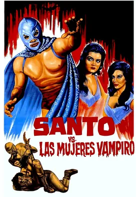 Poster Santo vs. las mujeres vampiro