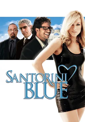 Poster Santorini Blue