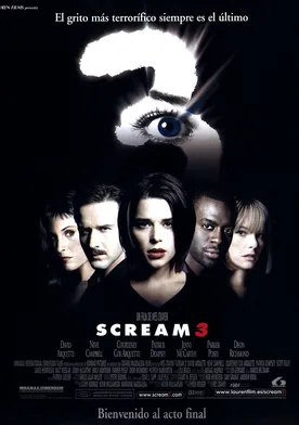 Poster Scream 3: La máscara de la muerte