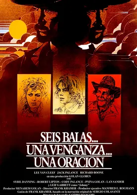 Poster Seis balas... una venganza... una oración