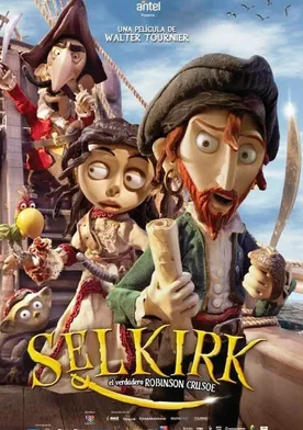 Poster Selkirk, el verdadero Robinson Crusoe