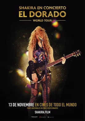 Poster Shakira en concierto: El Dorado World Tour