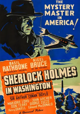 Poster Sherlock Holmes en Washington