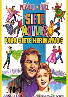 Poster Siete novias para siete hermanos