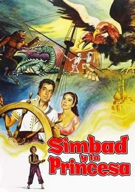 Poster Sinbad y la princesa