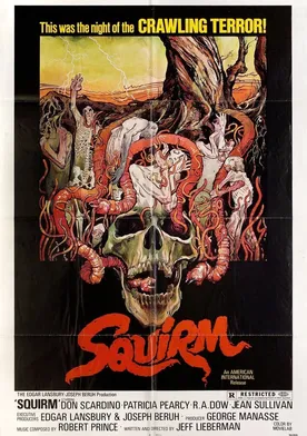 Poster Squirm - Gusanos asesinos