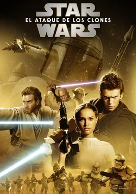 Poster Star Wars. Episodio II: El ataque de los clones