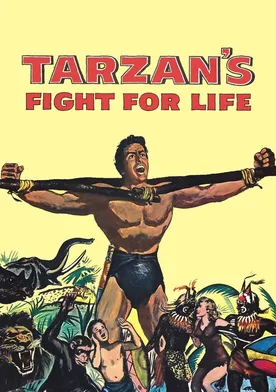 Poster Tarzán lucha por su vida