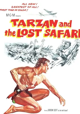 Poster Tarzán y el safari perdido