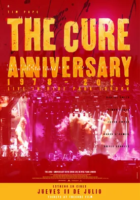 Poster The Cure: Aniversario en vivo en Hyde Park