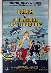 Poster de Tintin y el lago de los tiburones