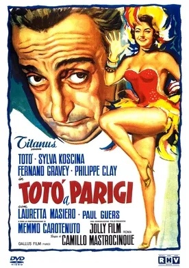 Poster Totó en París