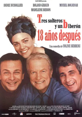 Poster Tres solteros y un biberón: 18 años después