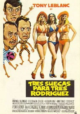 Poster de Tres suecas para tres Rodríguez
