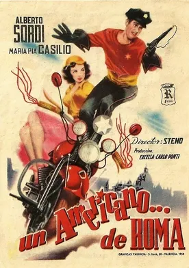 Poster Un americano en Roma