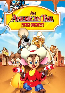 Poster Un cuento americano: Fievel va al oeste