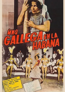 Poster Una gallega en La Habana