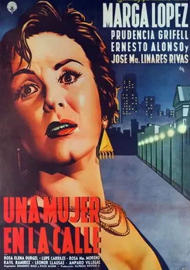 Poster Una mujer en la calle