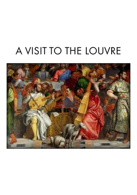 Poster Une visite au Louvre