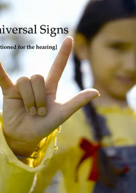 Poster Universal Signs