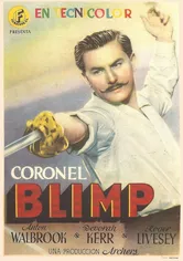 Poster Vida y muerte del Coronel Blimp