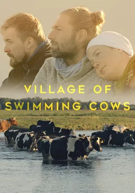 Poster Village of Swimming Cows