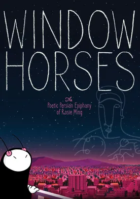 Poster Window Horses