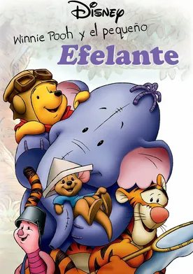 Poster Winnie Pooh y el pequeño efelante