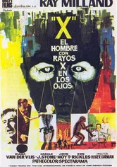 Poster X, el hombre con ojos de rayos X