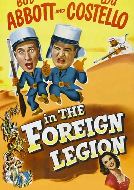 Poster Abbott y Costello en la legión extranjera