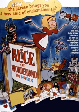 Poster Alice of Wonderland in Paris