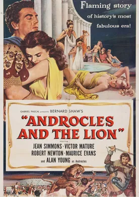 Poster Androcles y el león