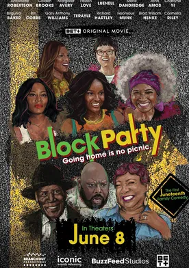 Poster Block Party Juneteenth