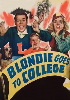 Poster Blondie Goes to College